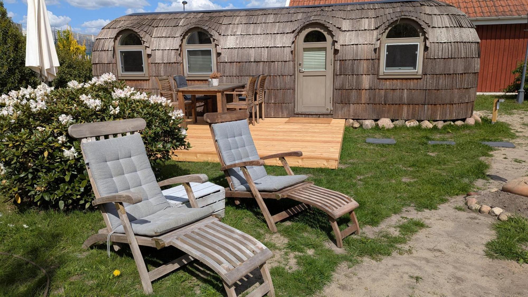 Bettis - Uebernachten Im Iglu-Tinyhaus Tostedt  Bagian luar foto